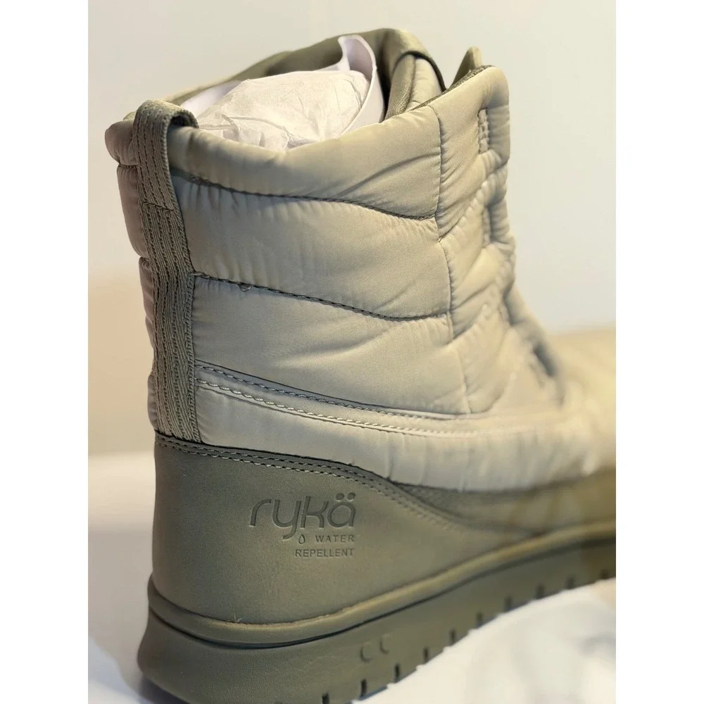 Ryka Winter Boots Green Water Repellent‎ Adjustable Toggle Sol Abbey Green 10